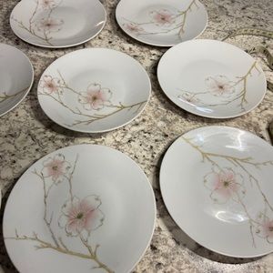 Rosenthal_ Germany China Blush Bread and Butter Plates
